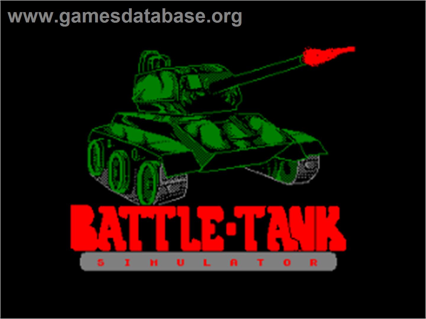 Tank Busters - Amstrad CPC - Artwork - Title Screen